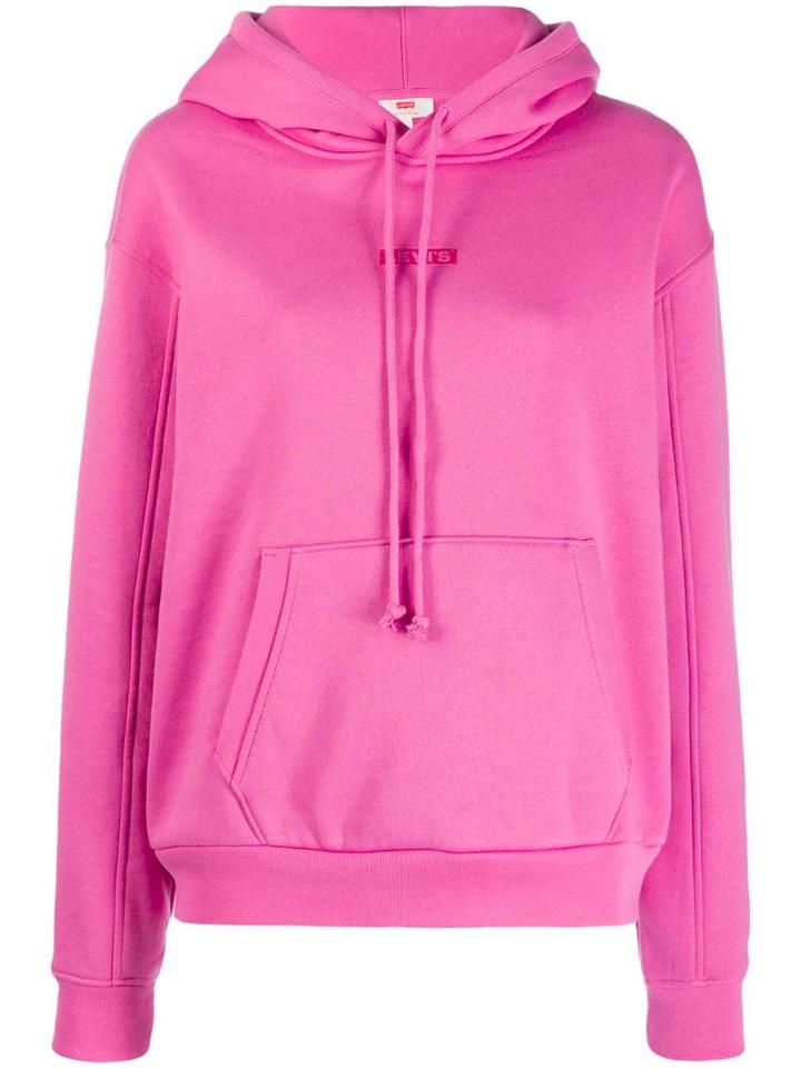 Levi's Embroidered Logo Hoodie - Pink