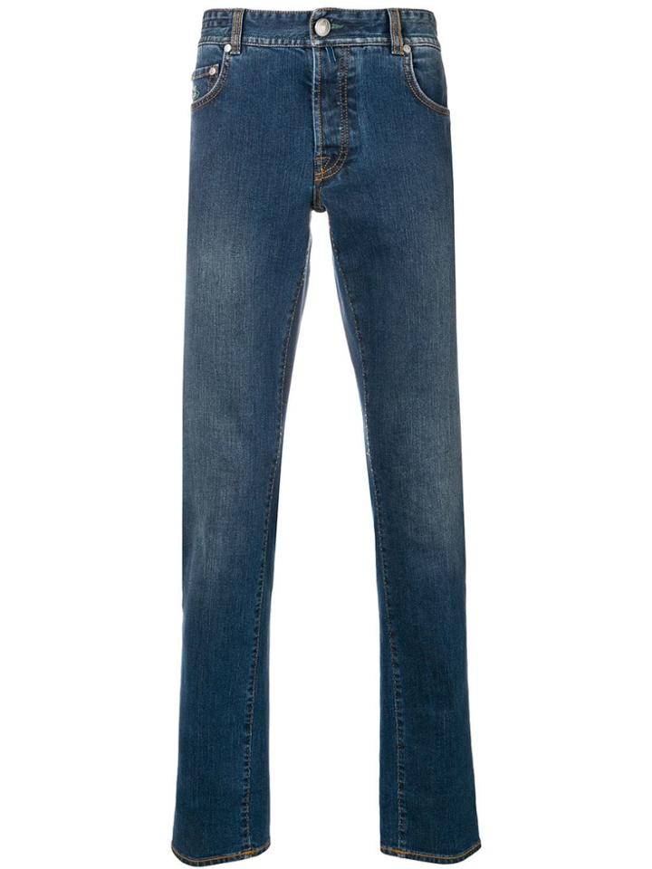 Borrelli Classic Slim-fit Jeans - Blue
