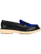 Adieu Paris Type 59 Loafers, Men's, Size: 41, Blue, Suede/calf Leather/rubber/leather
