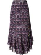 Figue Maxime Skirt, Women's, Size: 6, Pink/purple, Cotton/viscose