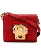 Dolce & Gabbana Lucia Crossbody Bag, Women's, Red, Calf Leather