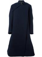 Chloé Double Faced Coat, Women's, Size: 34, Blue, Cotton/viscose/angora/virgin Wool