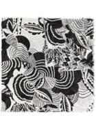 Polo Ralph Lauren Abstract Print Scarf, Women's, Black, Silk