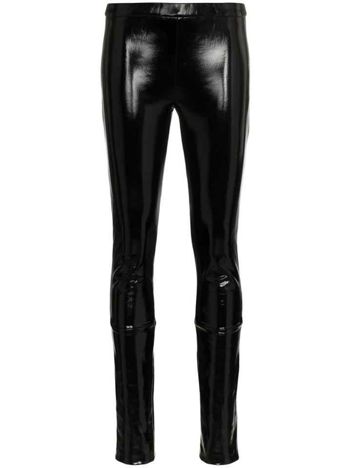 Haider Ackermann Stretch Patent Leather Leggings - Black