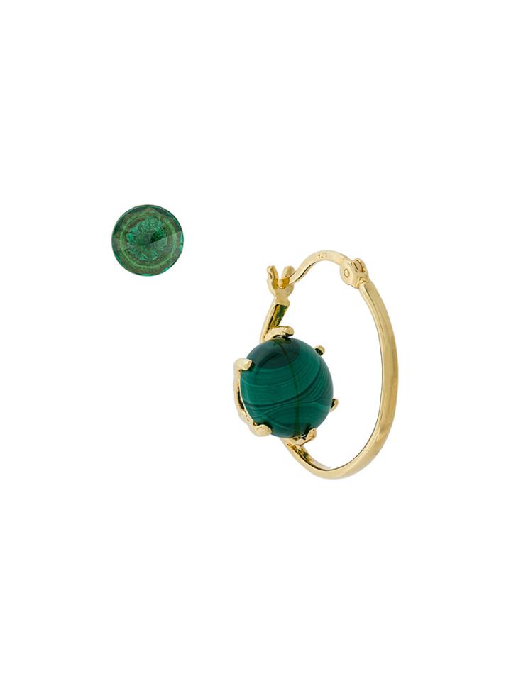 Iosselliani Puro Reversed Malachite Earrings - Yellow & Orange