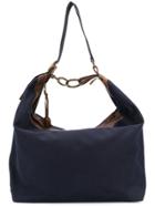 Marni Vintage Zipped Shoulder Bag - Blue