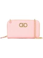 Salvatore Ferragamo Gancini Clutch, Women's, Pink/purple