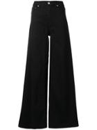 Alberta Ferretti Wide Leg Jeans - Black