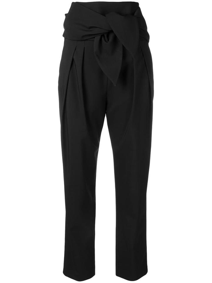 Iro Cellebrate Paper Bag Trousers - Black