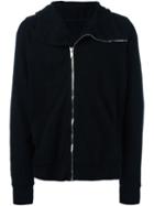 Rick Owens Drkshdw Fold Over Collar Hoodie, Men's, Size: Xl, Black, Cotton