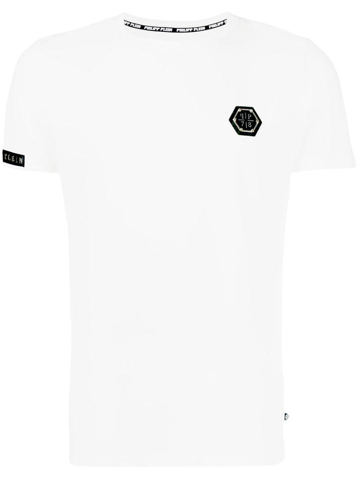 Philipp Plein - Chest Patch T-shirt - Men - Cotton - S, White, Cotton
