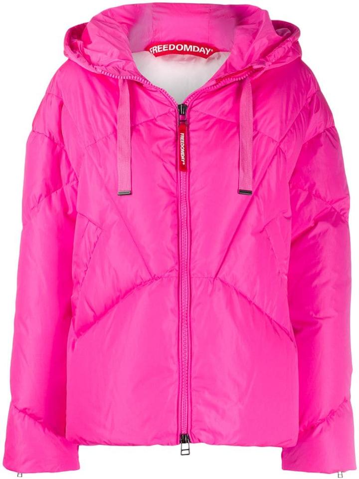 Freedomday Padded Rain Jacket - Pink