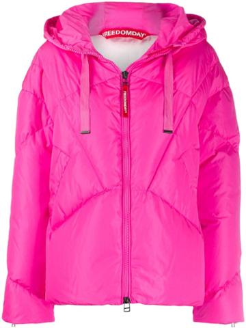 Freedomday Padded Rain Jacket - Pink