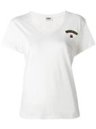 Sonia By Sonia Rykiel - Je Suis Parisienne Patch T-shirt - Women - Cotton/modal - Xs, White, Cotton/modal