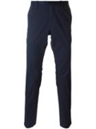 Michael Kors Slim Fit Trousers, Men's, Size: 36, Blue, Cotton/spandex/elastane