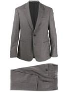 Boss Hugo Boss Micro Check Two-piece Suit - Grey