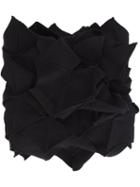 Junya Watanabe Comme Des Garçons Geometric Paneled Scarf, Women's, Black, Polyester/wool