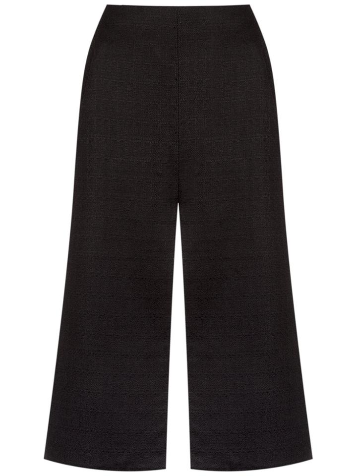 Andrea Bogosian Textured Culottes - Black