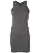 Rick Owens Drkshdw Loose-fit Tie Hoodie - Grey