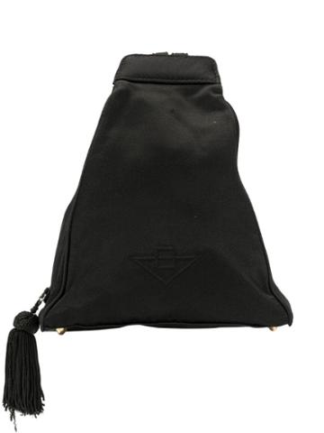 Bottega Veneta Pre-owned Mini Tassel Logo Backpack - Black