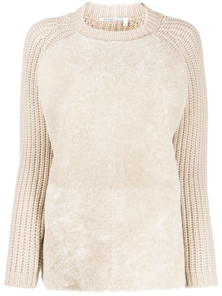 Agnona Round Neck Jumper - Neutrals