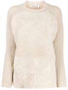 Agnona Round Neck Jumper - Neutrals