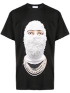 Ih Nom Uh Nit Balaclava Print T-shirt - Black