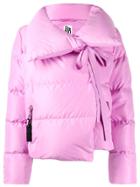 Bacon Oversized Collar Down Jacket - Pink
