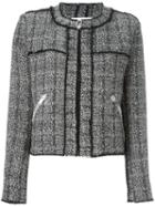 Isabel Marant Étoile 'laura' Bouclé Jacket, Women's, Size: 38, Black, Wool/linen/flax/polyamide/cotton