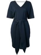 Brunello Cucinelli Short-sleeve Shift Dress - Blue