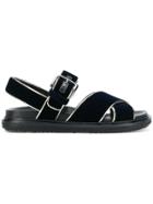 Marni Crisscross Sandals - Black