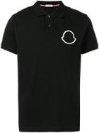 Moncler Logo Patch Polo Shirt - Black
