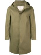 Mackintosh Khaki Bonded Cotton Hooded Coat Gr-007 - Green