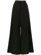 Stella Mccartney Darci High Waist Wide-leg Trousers - Black