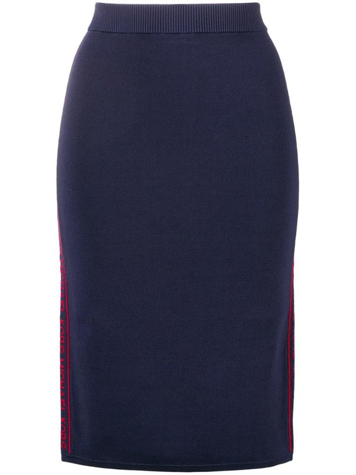 Michael Michael Kors Mid-length Pencil Skirt - Blue