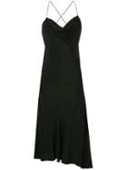 Kitx Asymmetrical Open Back Dress - Black