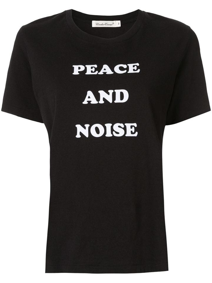Undercover 'peace And Noise' Print T-shirt - Black