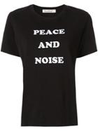 Undercover 'peace And Noise' Print T-shirt - Black
