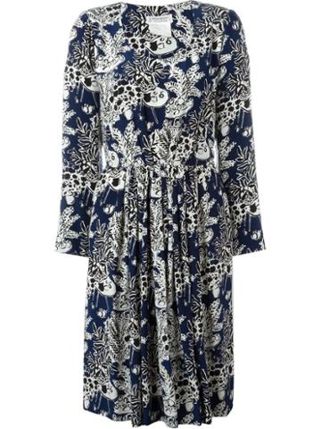 Yves Saint Laurent Vintage Matisse Print Dress, Women's, Size: 38, Blue