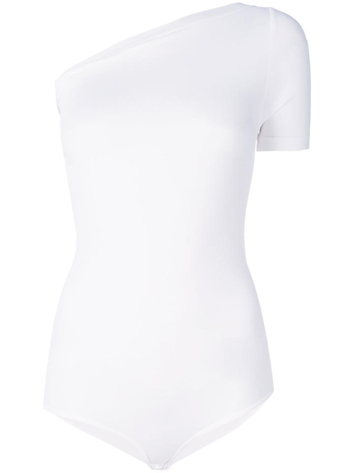 Helmut Lang Asymmetric One Piece - White