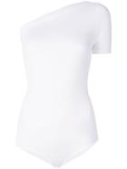 Helmut Lang Asymmetric One Piece - White