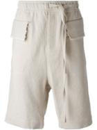 Damir Doma Poline Shorts, Men's, Size: M, Nude/neutrals, Cotton