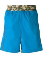 Haus Camouflage Waistband Swim Shorts