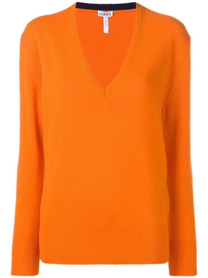 Loewe V-neck Jumper - Yellow