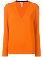 Loewe V-neck Jumper - Yellow