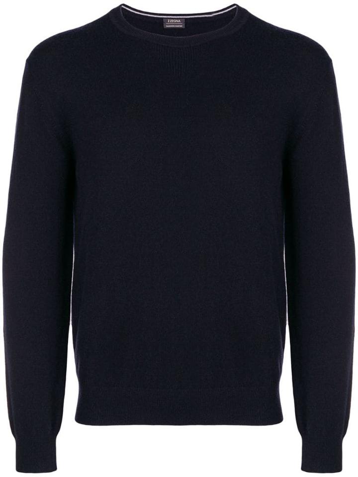 Z Zegna Loose Fitted Sweater - Black