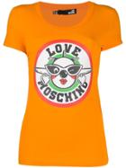 Love Moschino Logo T-shirt - Orange