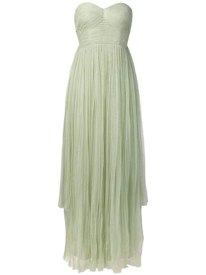 Maria Lucia Hohan Bustier Tulle Dress - Green