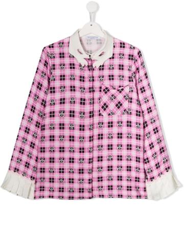 Vivetta Kids Checked Blouse - Pink