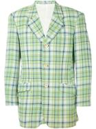 Kenzo Vintage Checked Jacket - Green
